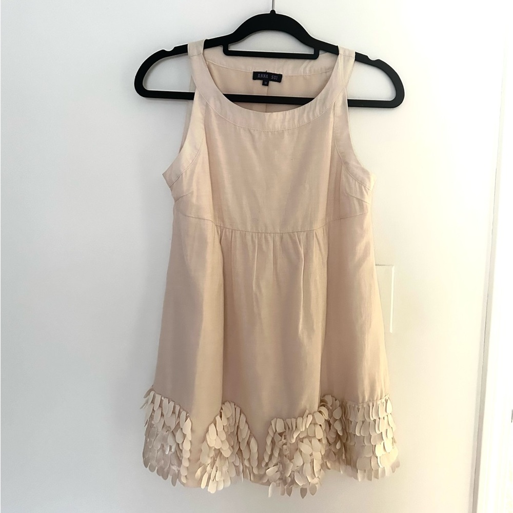 Vintage Anna Sui Ruffled Mini Dress